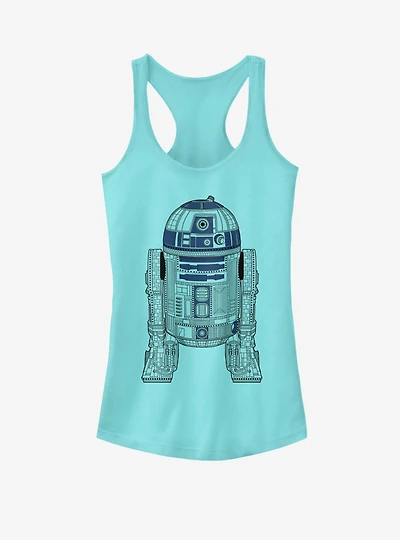 Star Wars Decorative R2D2 Girls Tank