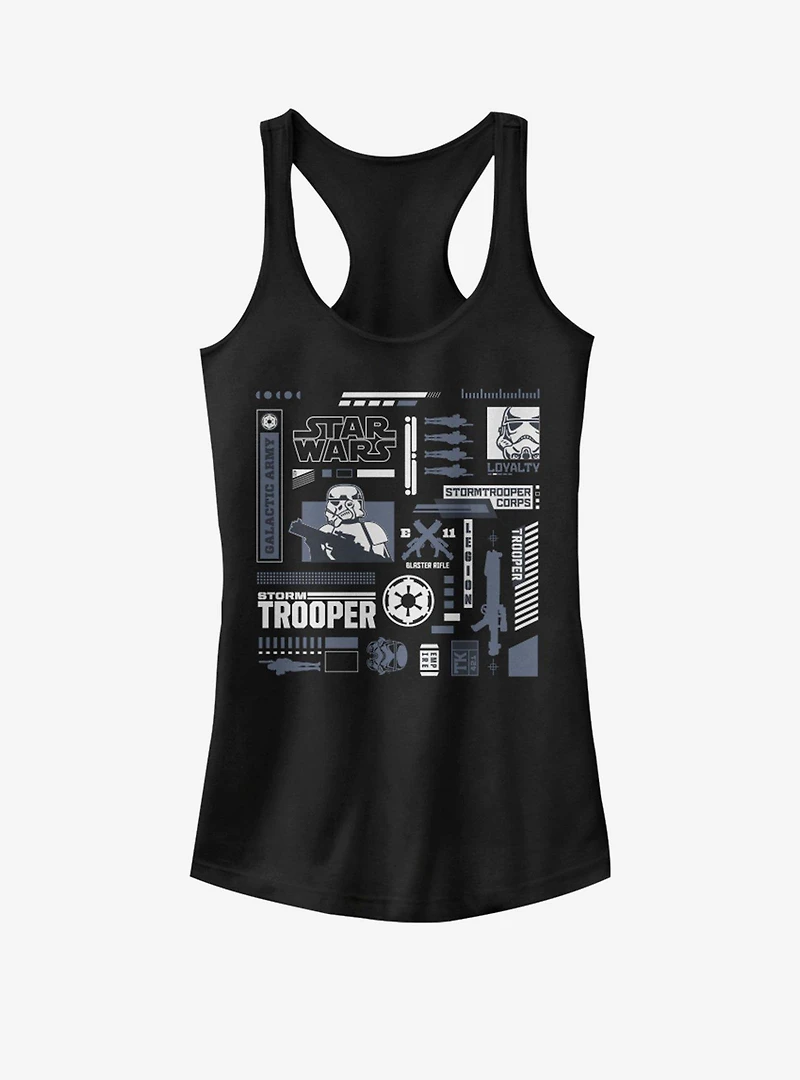 Star Wars Trooper Elements Girls Tank