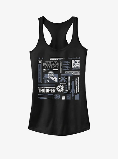 Star Wars Trooper Elements Girls Tank