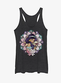 Disney Aladdin Glass Jasmine Womens Tank Top