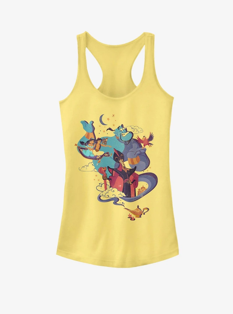 Disney Aladdin Vintage Poster Girls Tank