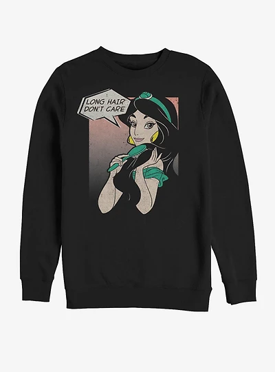 Disney Aladdin Jasmine Long Hair Don't Care Sweatshirt