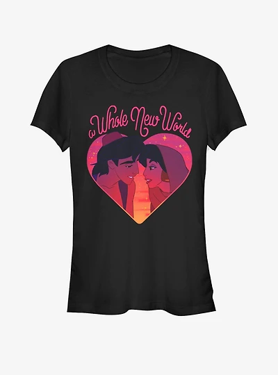 Disney Aladdin & Jasmine A Whole New Love Girls T-Shirt