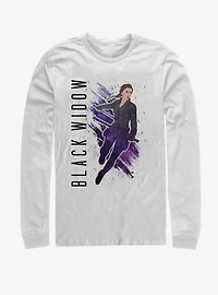 Marvel Avengers: Endgame Black Widow Painted Long-Sleeve T-Shirt