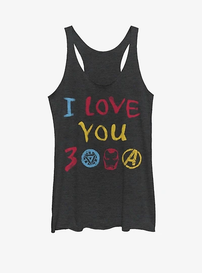 Marvel Avengers: Endgame Love Hand Drawn Girls Tank