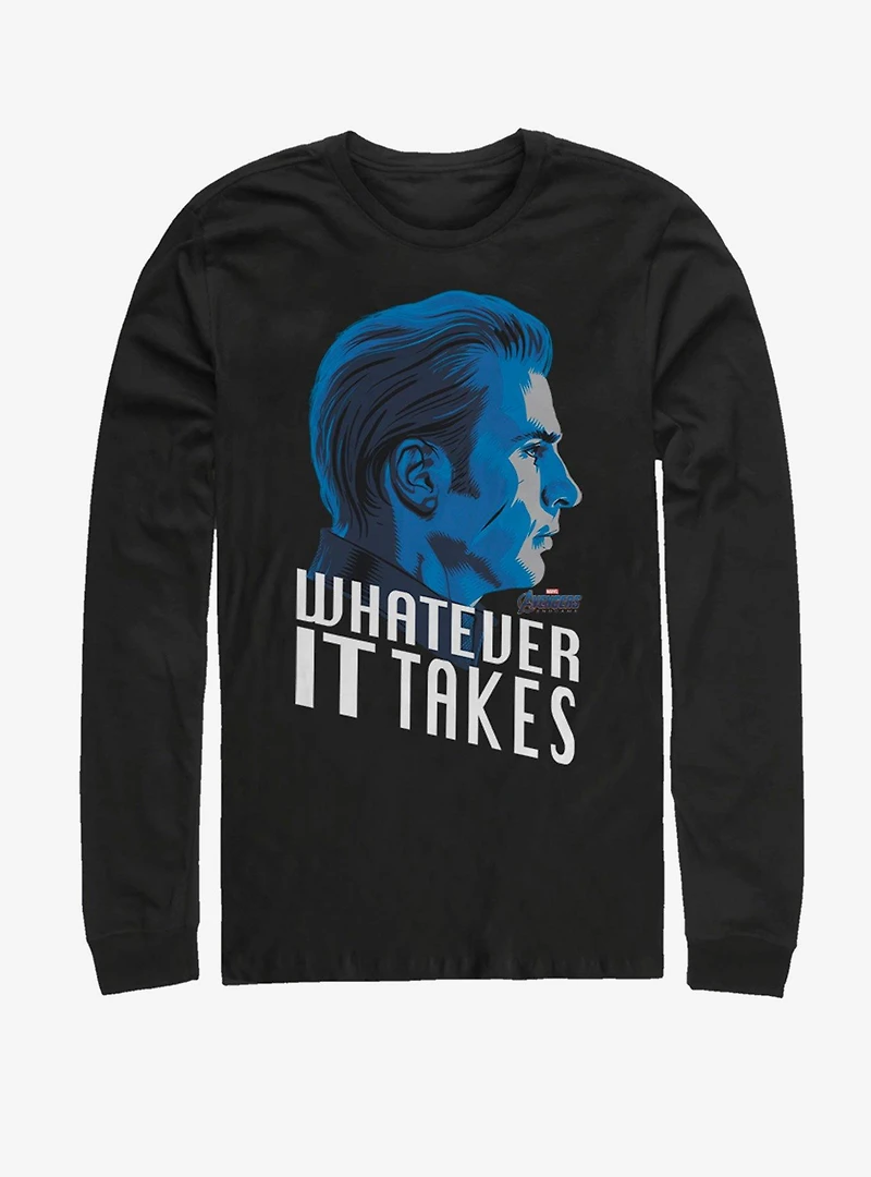 Marvel Avengers: Endgame Captain America Calls Long-Sleeve T-Shirt