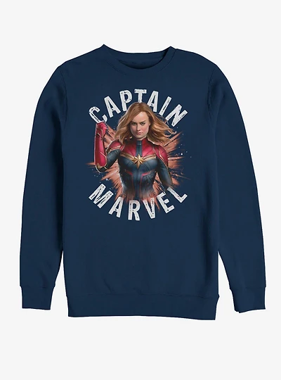Marvel Avengers: Endgame Captain Marvel Burst Sweatshirt