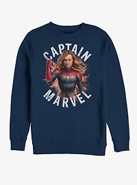 Marvel Avengers: Endgame Captain Marvel Burst Sweatshirt