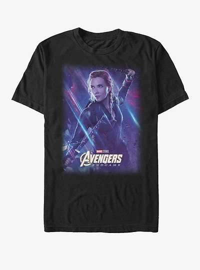 Marvel Avengers: Endgame Space Black Widow T-Shirt