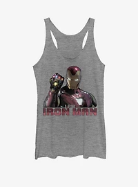 Marvel Avengers: Endgame Iron Man Stones Girls Tank