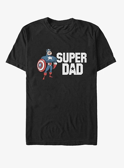Marvel Captain America Super Dad T-Shirt