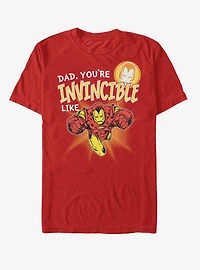 Marvel Iron Man Invincible like Dad T-Shirt