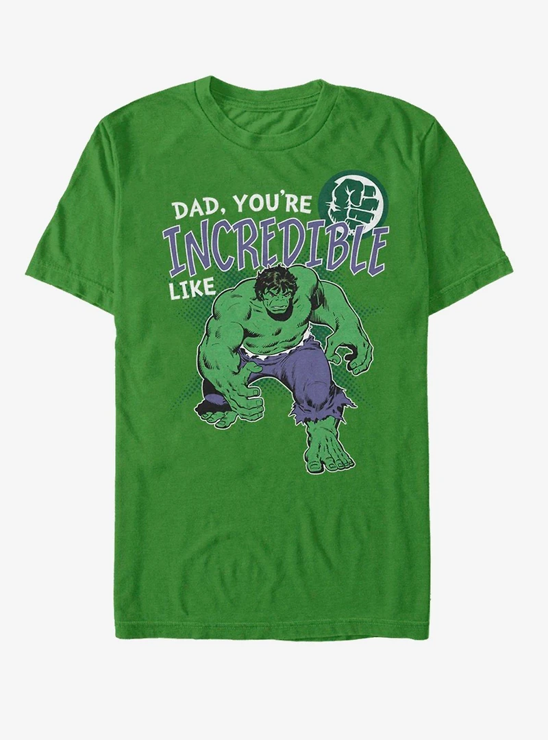 Marvel Hulk Incredible Like Dad T-Shirt
