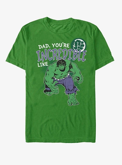 Marvel Hulk Incredible Like Dad T-Shirt