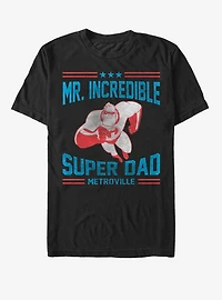 Disney Pixar The Incredibles Athletic Super Dad T-Shirt