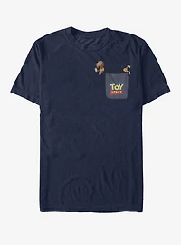 Disney Pixar Toy Story Slinky Dog Faux Pocket T-Shirt
