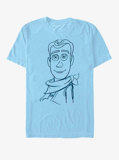 Disney Pixar Toy Story Woody Sketch T-Shirt