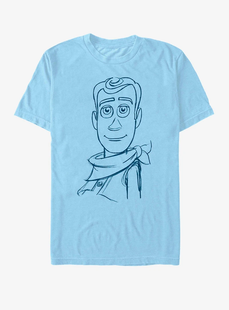 Disney Pixar Toy Story Woody Sketch T-Shirt