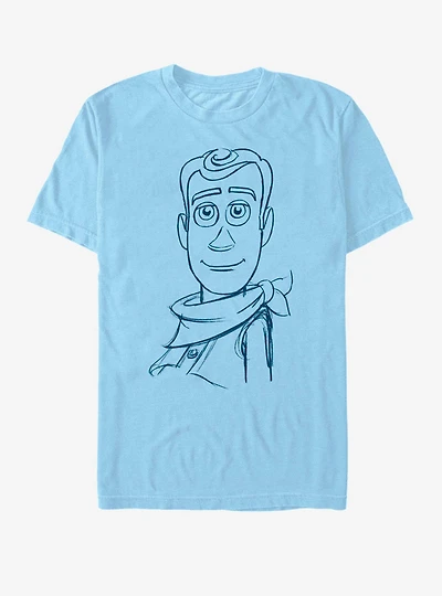 Disney Pixar Toy Story Woody Sketch T-Shirt