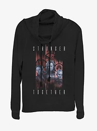 Marvel Avengers: Endgame Stronger Trio Cowlneck Long-Sleeve Womens Top