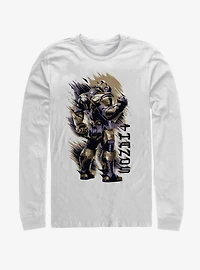 Marvel Avengers: Endgame Thanos Shoulder Long Sleeve T-Shirt