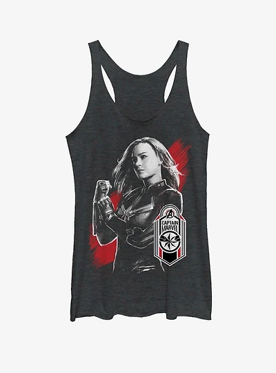 Marvel Avengers: Endgame Cap Tag Womens Tank Top