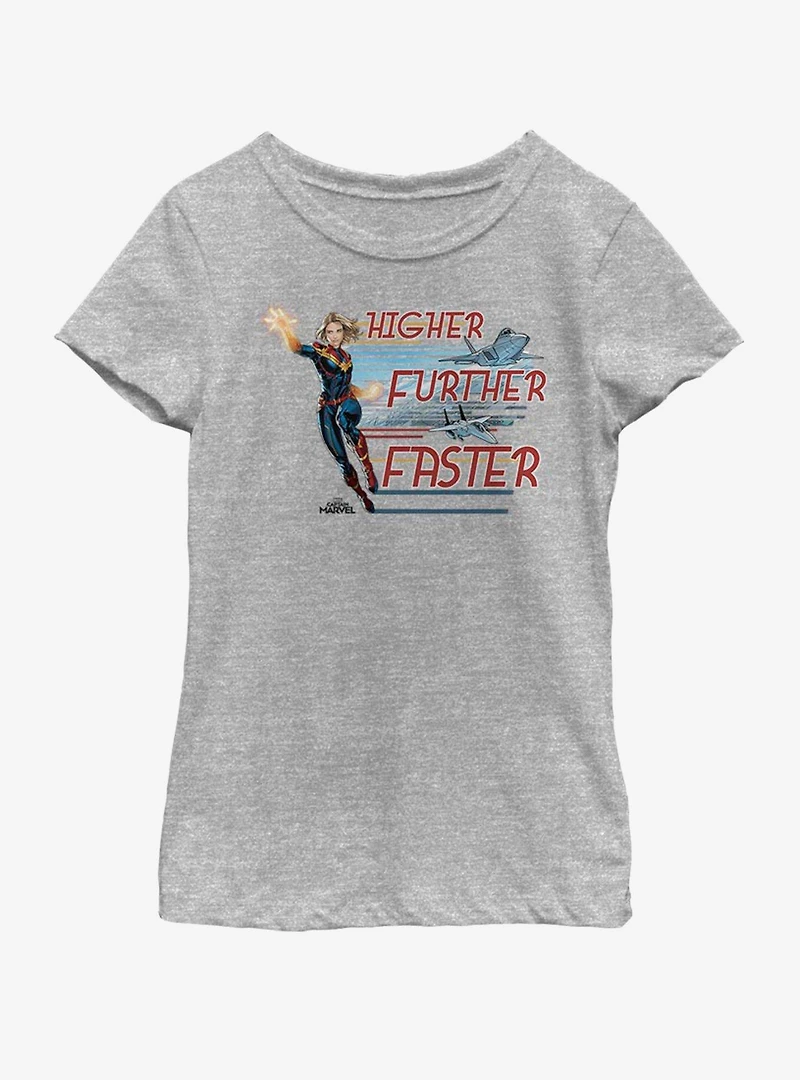 Marvel Captain Stream Jets Youth Girls T-Shirt