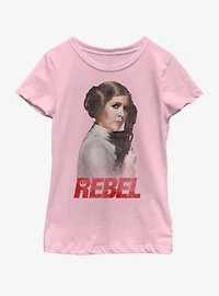 Star Wars Leia Rebel Youth Girls T-Shirt