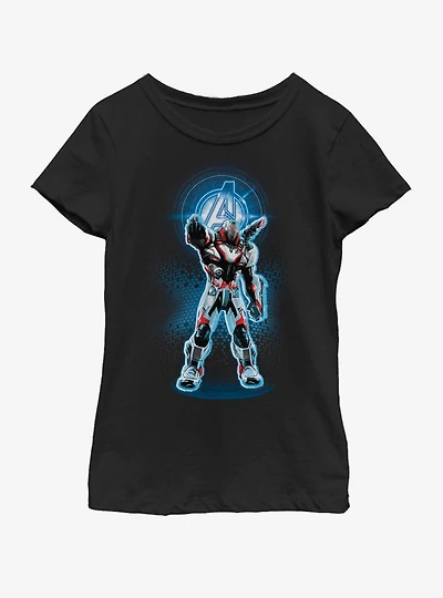 Marvel Avengers: Endgame Avenger War Machine Youth Girls T-Shirt