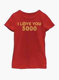 Marvel Avengers: Endgame Love 3000 Youth Girls T-Shirt
