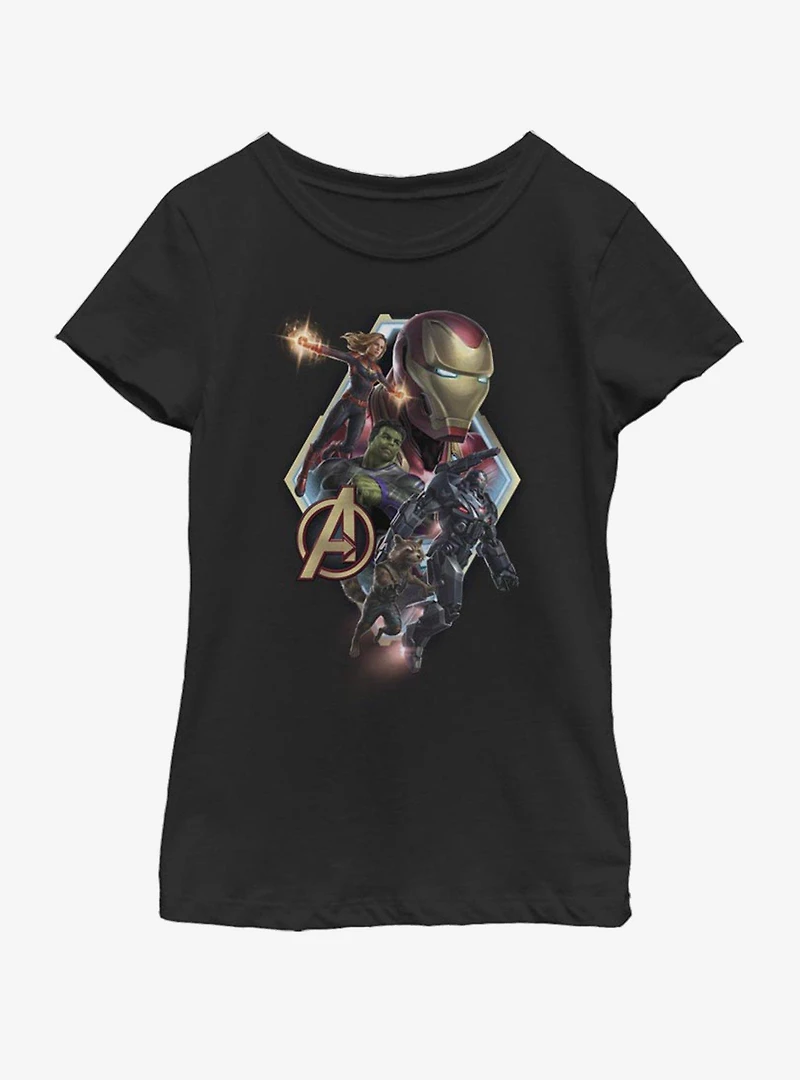 Marvel Avengers: Endgame Diamond Shot Youth Girls T-Shirt