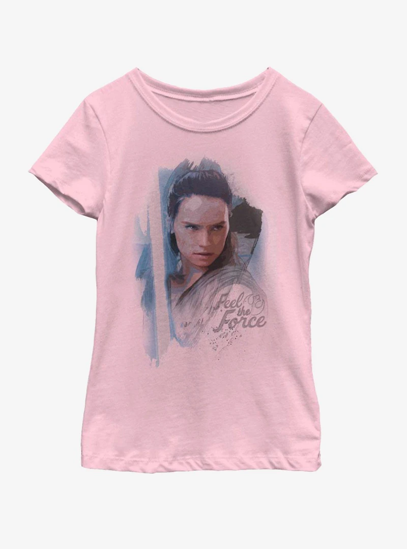 Star Wars Rey Paint Youth Girls T-Shirt