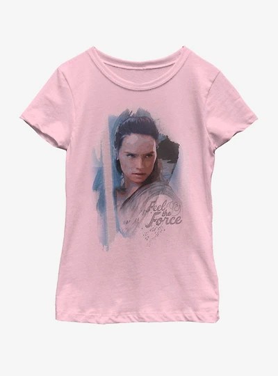 Star Wars Rey Paint Youth Girls T-Shirt