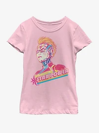 Marvel Captain Pop Star Youth Girls T-Shirt