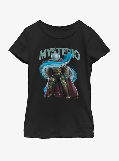 Marvel Spiderman Far From Home Mysterio Stance Youth Girls T-Shirt