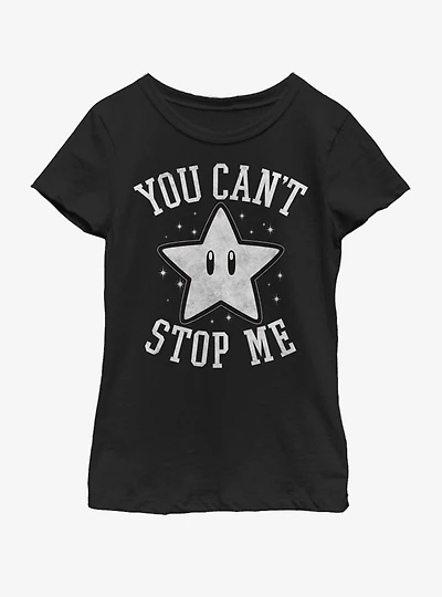 Nintendo Can't Stop Youth Girls T-Shirt