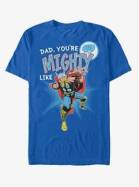 Marvel Thor Mighty like Dad T-Shirt