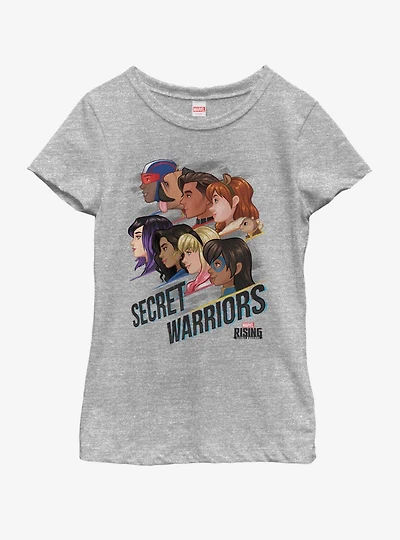 Marvel Silhouette Squad Youth Girls T-Shirt