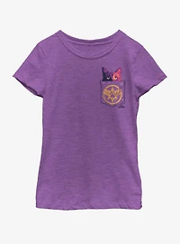 Marvel Captain Faux Pocket Goose Youth Girls T-Shirt