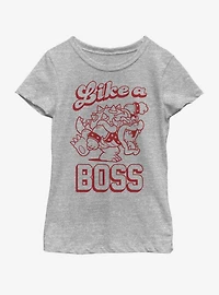 Nintendo Boss Man Youth Girls T-Shirt