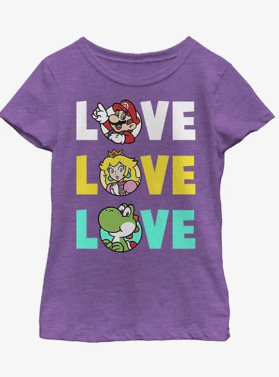 Nintendo Love Youth Girls T-Shirt