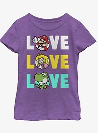 Nintendo Love Youth Girls T-Shirt