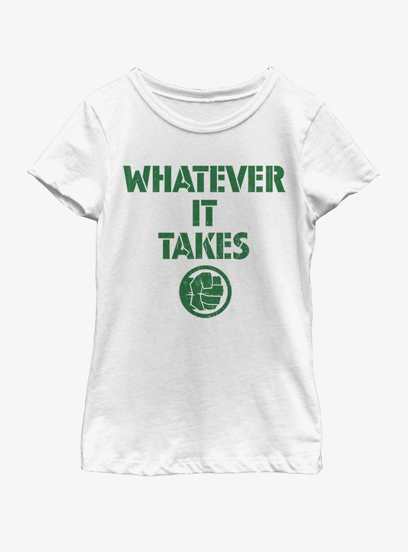 Marvel Avengers: Endgame Hulk Spirit Youth Girls T-Shirt