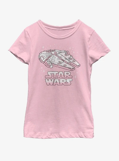 Star Wars Vintage Youth Girls T-Shirt