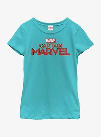 Marvel Captain Logo Youth Girls T-Shirt