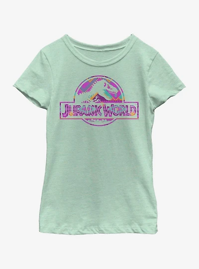 Jurassic Park Geo V2 Youth Girls T-Shirt