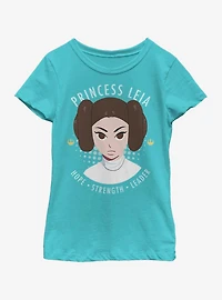 Star Wars Princess Portrait Youth Girls T-Shirt