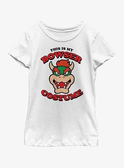 Nintendo Super Mario Bowser Costume Youth Girls T-Shirt