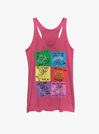 Disney Pixar Inside Out V-Day Cards Girls Tank