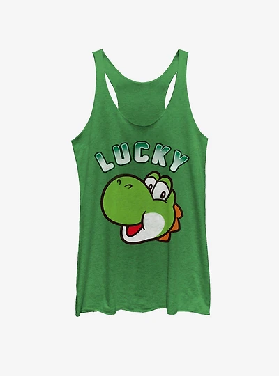 Nintendo Lucky Yoshi Girls Tank Top
